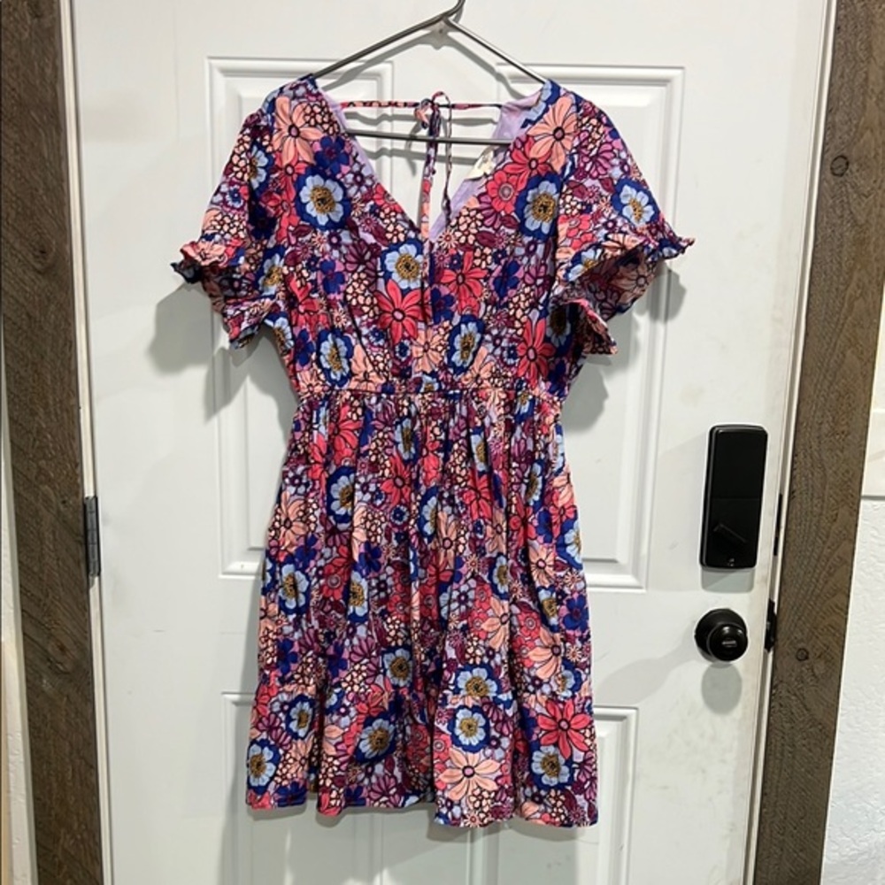 Terra & Sky floral dress size 14w